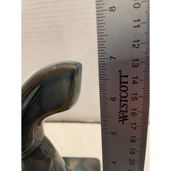 Vintage Blue Mountain Pottery Bunny Treasure Box Figurine 7” Canada - Picture 10 of 11